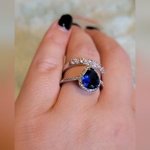 Blue Sapphire ring size 9 RBP 2558